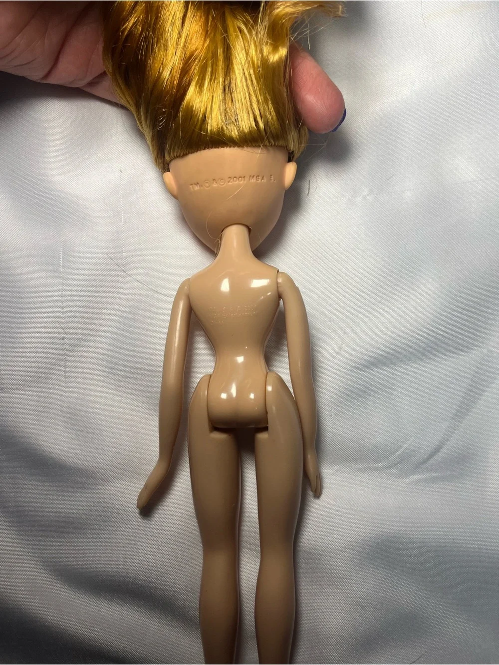 Vintage Bratz Meygan Strut It Doll 2001 MGA Nude No Shoes Red‎ Hair